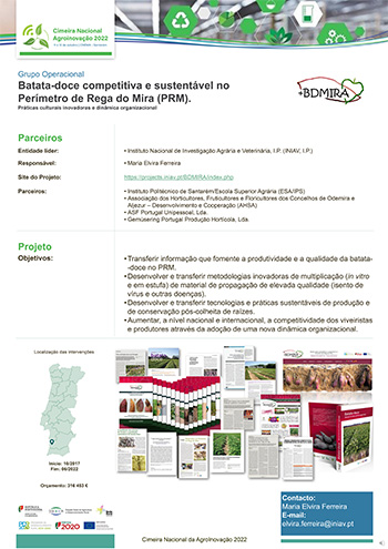 Poster - Cimeira Nacional de AgroInovação 2022