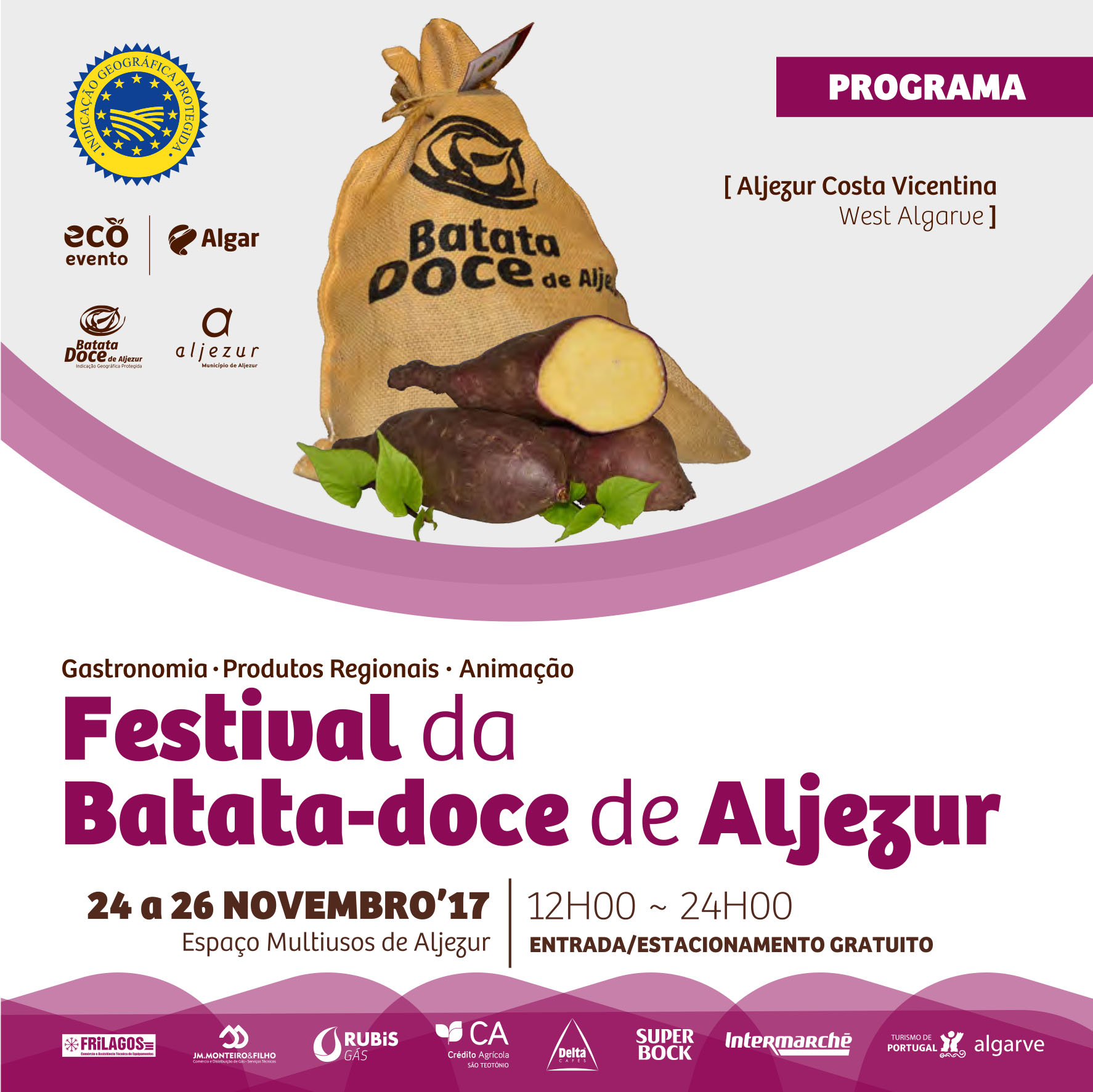 Programa Festival da Batata doce Aljezur