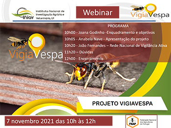 Webinar FNAP - Projeto VigiaVespa, 07 11 2021